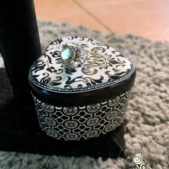 Brighton charm big round clear and silver beads nwot - Picture 4 of 5